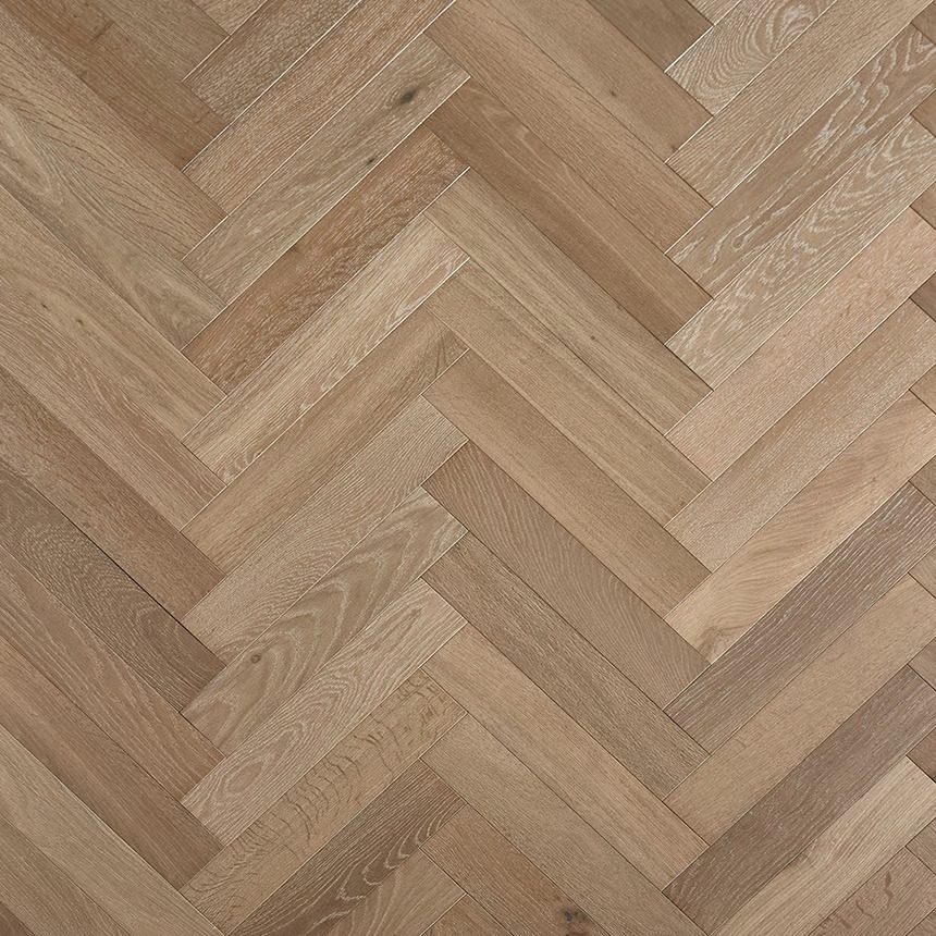 Light oak herringbone laminate